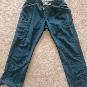 Figs Caribbean blue scrub pants